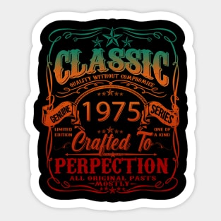 Vintage 1975 Limited Edition 49 Year old 49th Birthday Sticker
